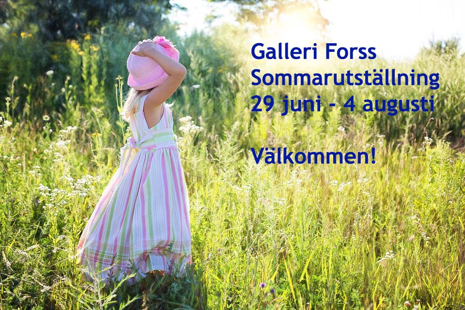 Foto: Sommarbild liten flicka på sommaräng